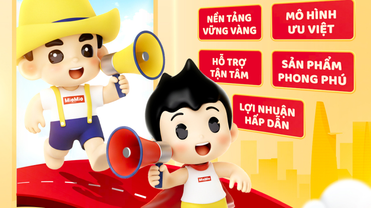 Mô hình đại lý phân phối của Mio Mio