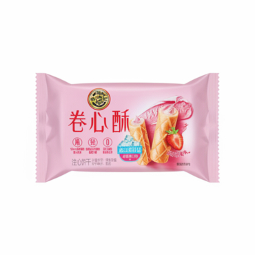 BÁNH XỐP CUỘN VỊ DÂU XU FU JI