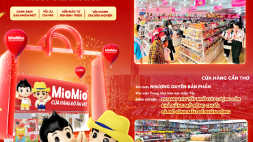 NHƯỢNG QUYỀN BÁN PHẦN – NÂNG CẤP TỪ MẶT BẰNG CÓ SẴN