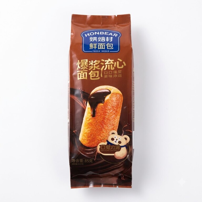 Honbear – Bánh Mì Nhân Kem Chảy Vị Socola 85g