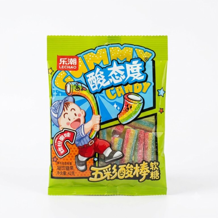 Le Chao – Kẹo dẻo chua ngũ sắc 42g