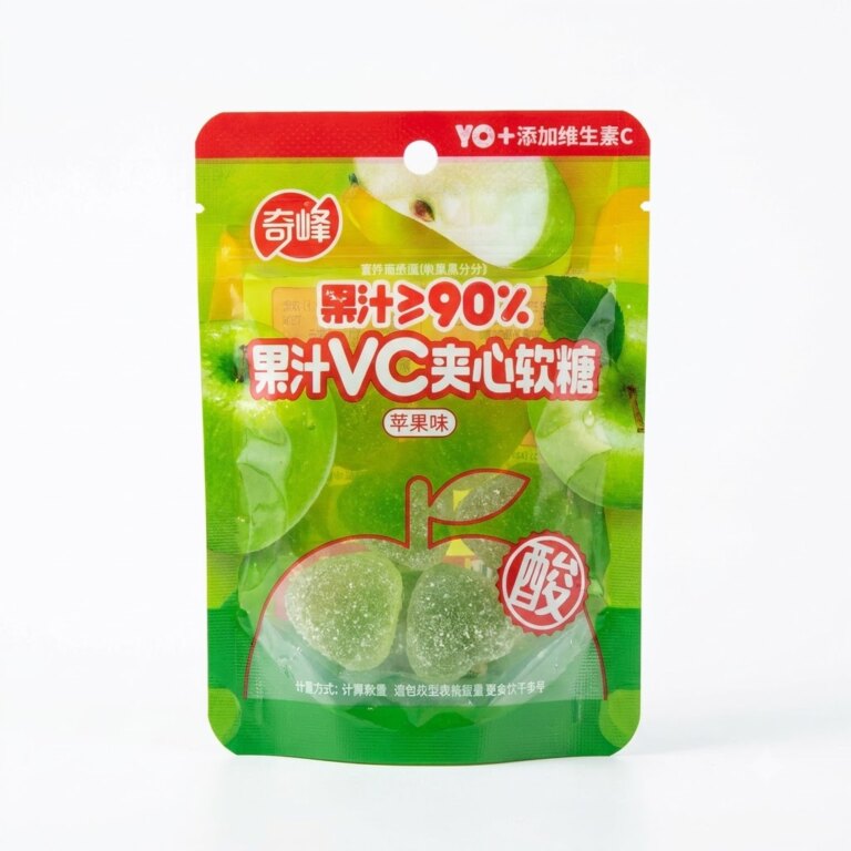 Kẹo Dẻo Nhân Trái Cây Vitamin C (Vị Táo)