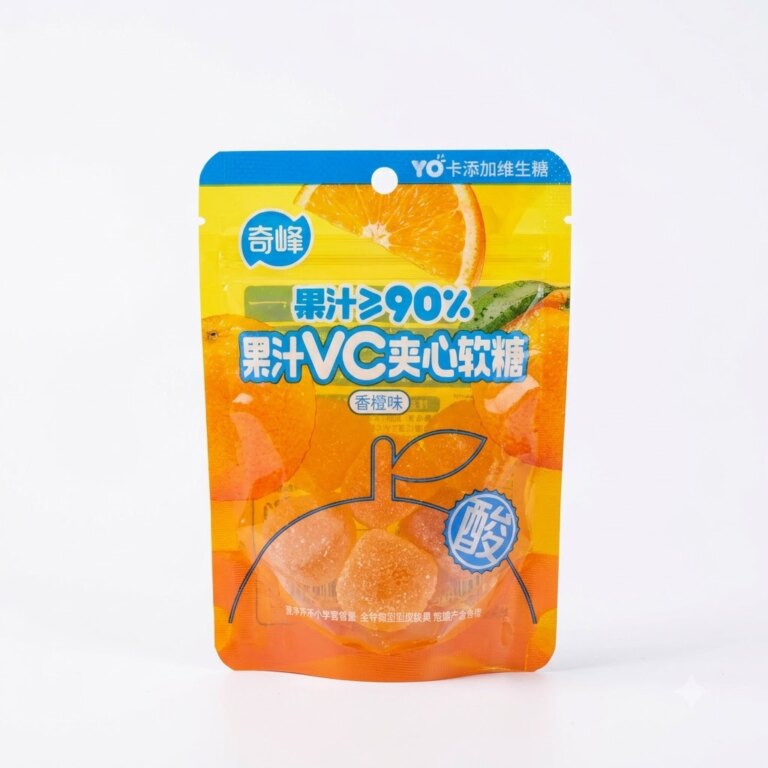 Kẹo Dẻo Nhân Trái Cây Vitamin C (Vị Cam)